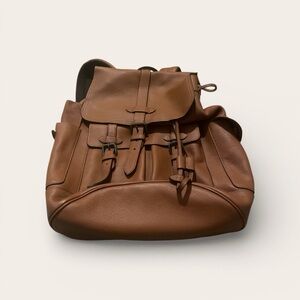 Coach Hudson Brown Leather Backpack